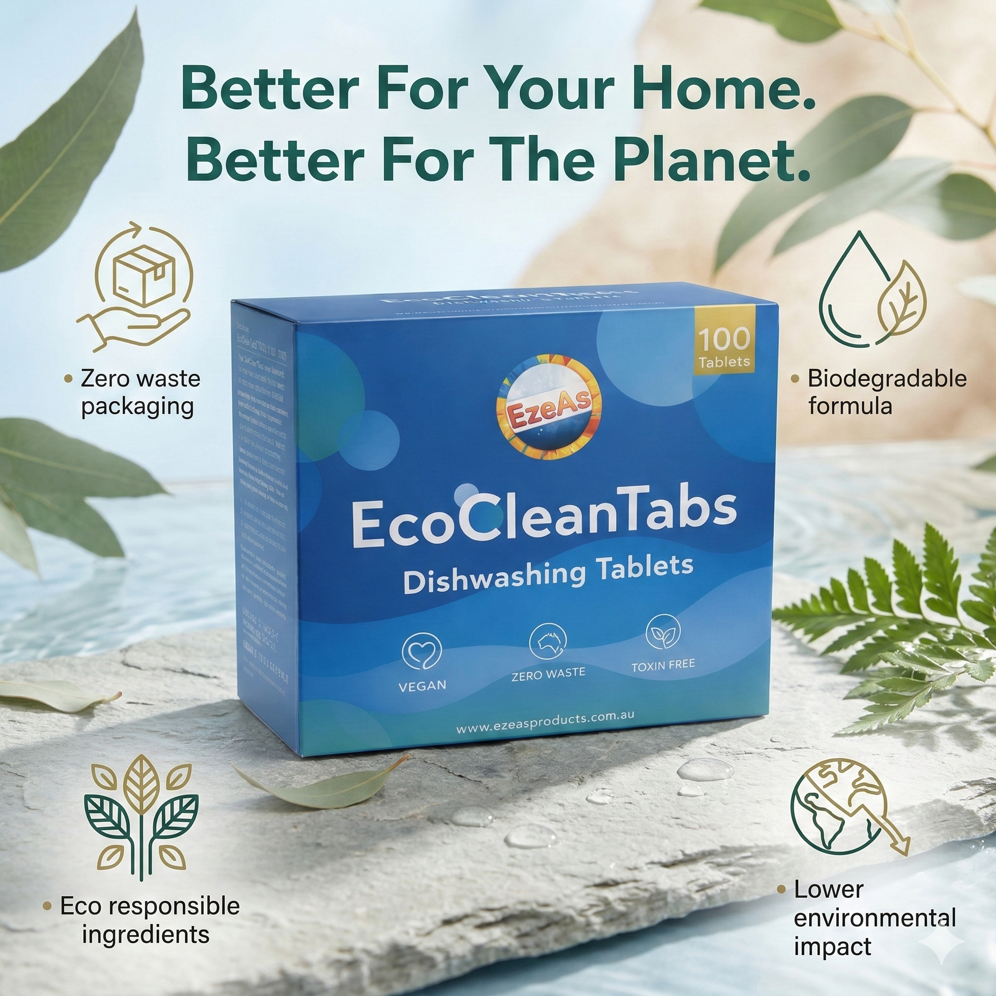 EzeAs EcoClean Dishwashing Tablets