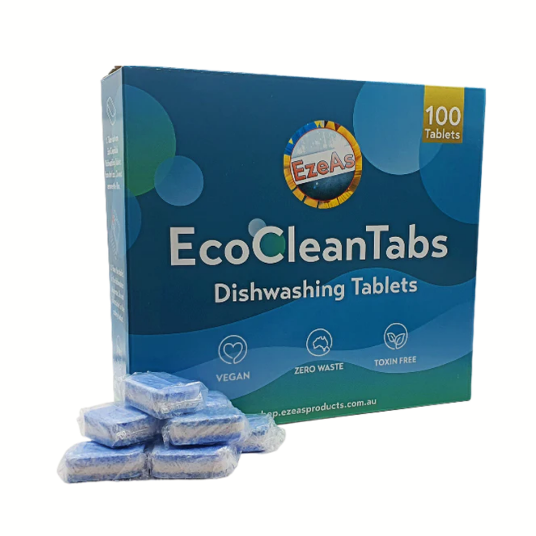 EzeAs EcoClean Dishwashing Tabs - 100 Tablets
