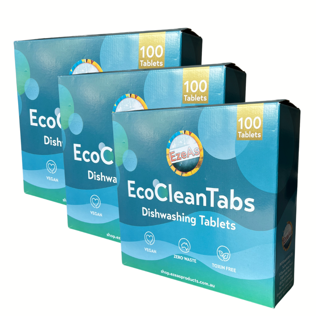EzeAs EcoClean Dishwashing Tabs - 100 Tablets