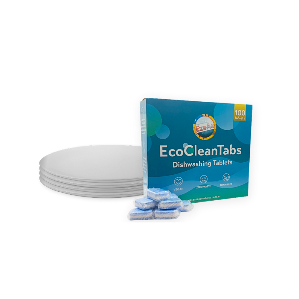 EzeAs EcoClean Dishwashing Tabs - 100 Tablets