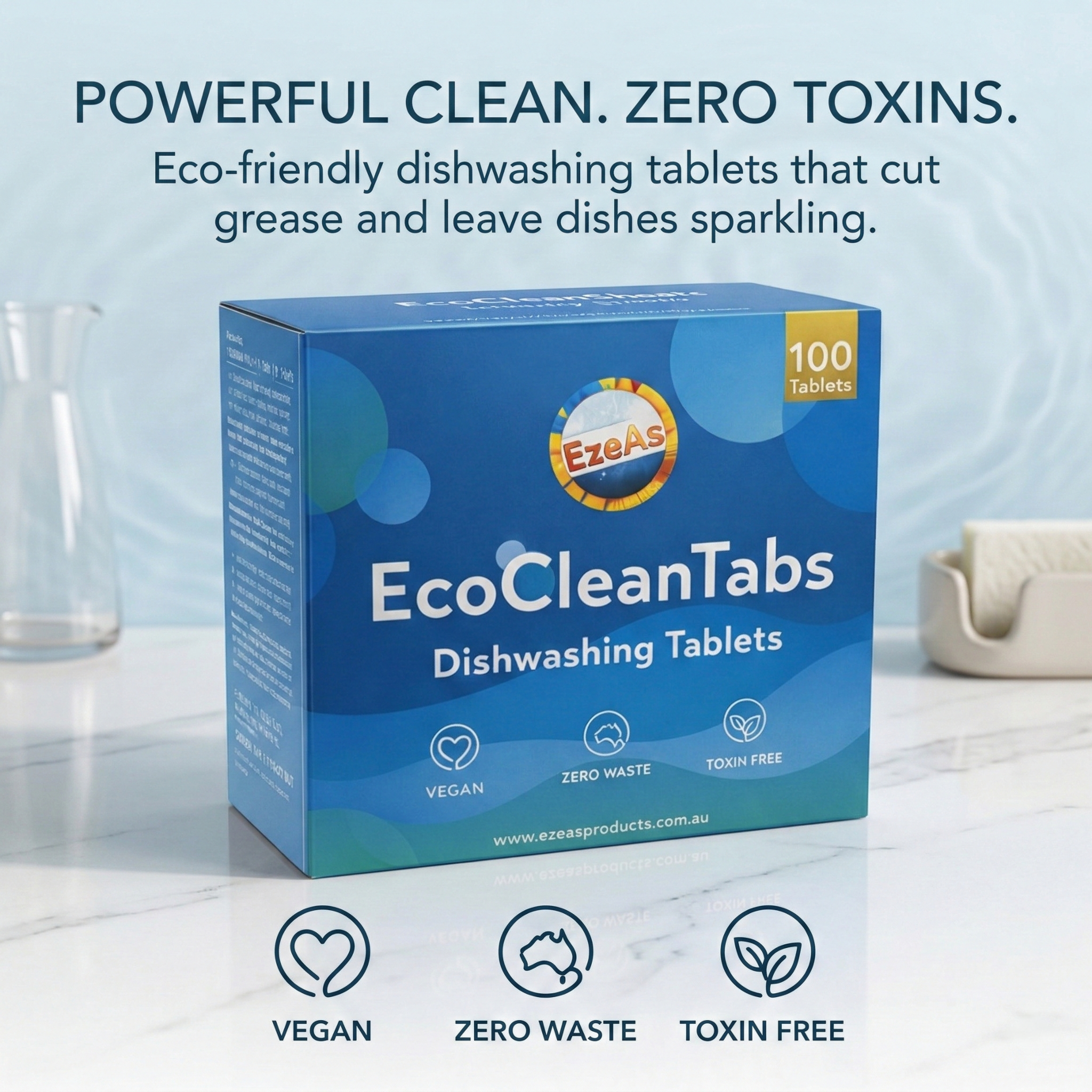 EzeAs EcoClean Dishwashing Tablets