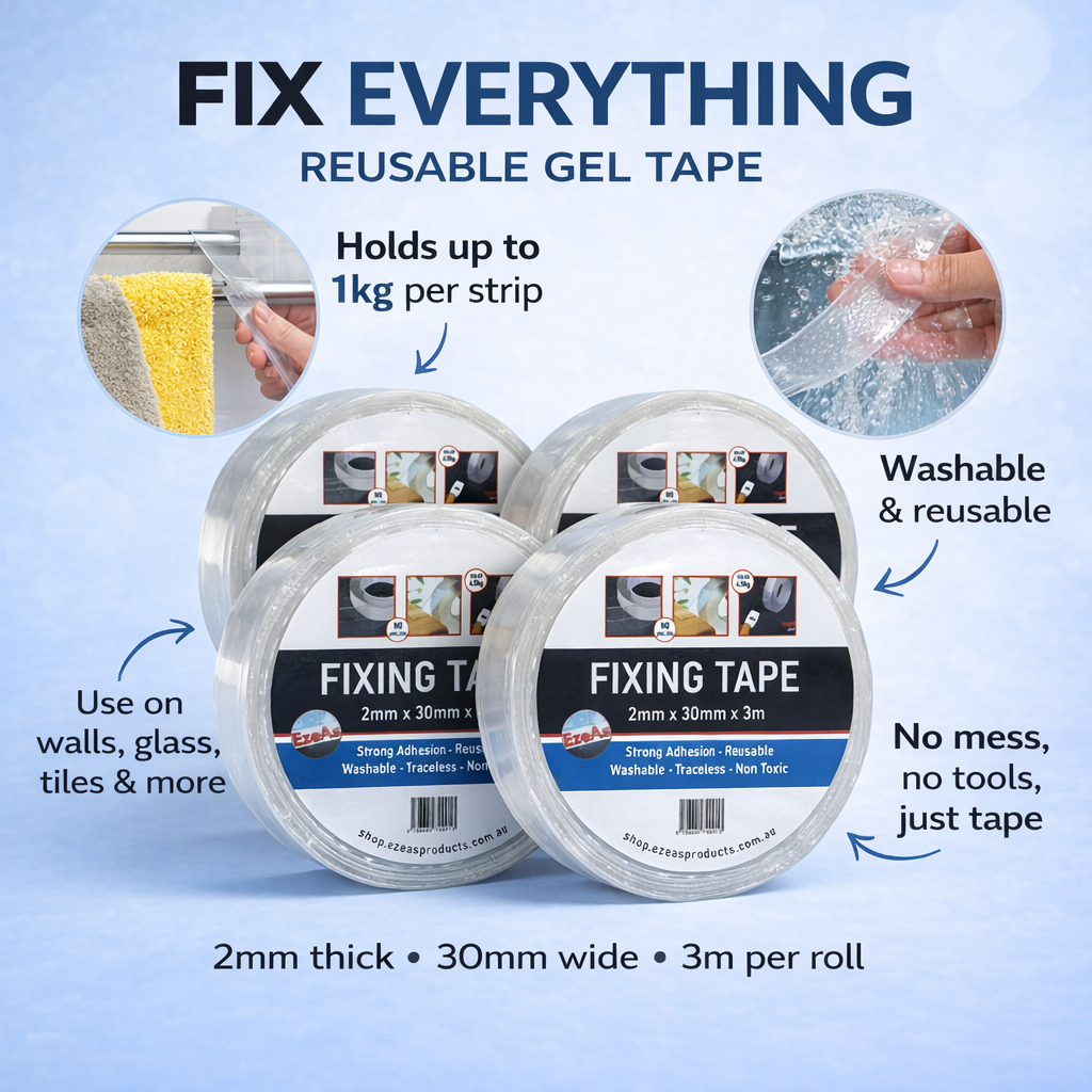 EzeAs Fixing Tape (4 x 3M rolls)